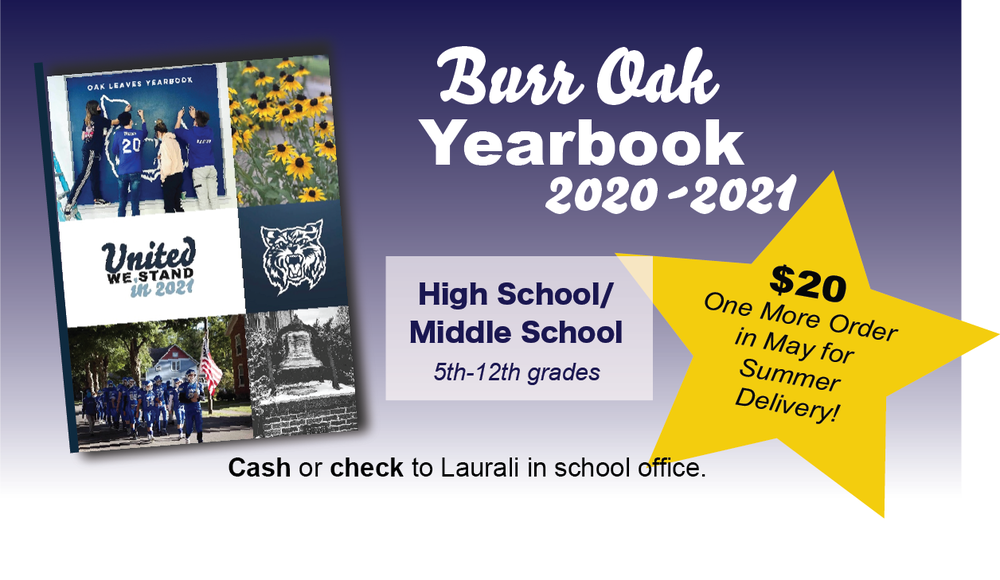 One More Yearbook Order! 